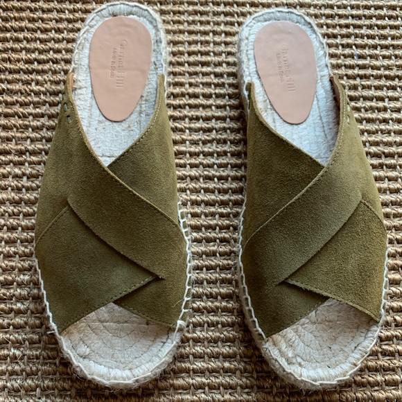 Suede espadrille green - Picture 3 of 4